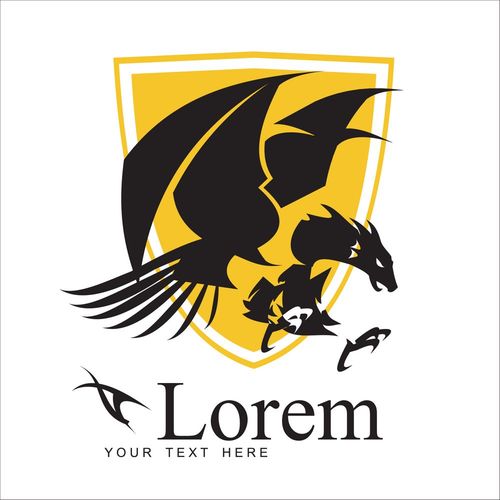 恐龙logo标志设计