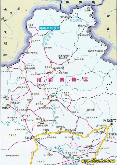 阿勒泰市地图