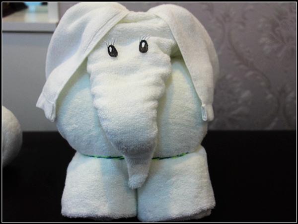 美容院好看的毛巾造型折叠大全