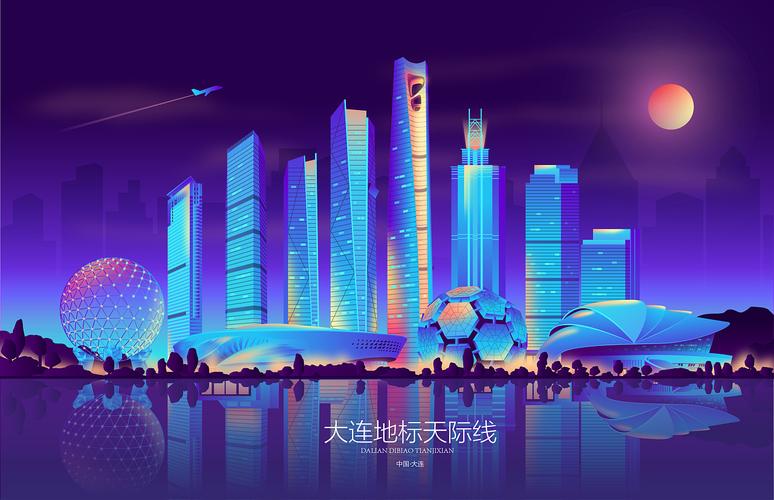 城市天际线城市地标