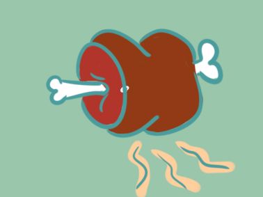 好看的酱肘子简笔画要怎么画