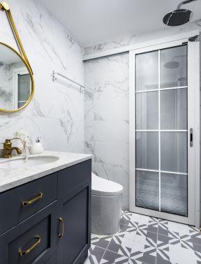 小卫生间装修图 卫生间移门图片