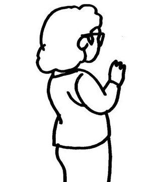 老师的卡通人物简笔画图片