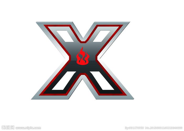 金属字x设计图__psd分层素材_psd分层素材_设计图库_.