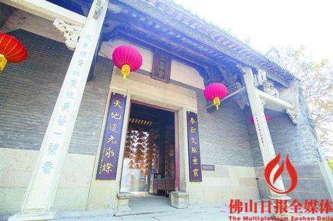 芦苞胥江祖庙文昌宫./组图由佛山日报记者陈浩森摄