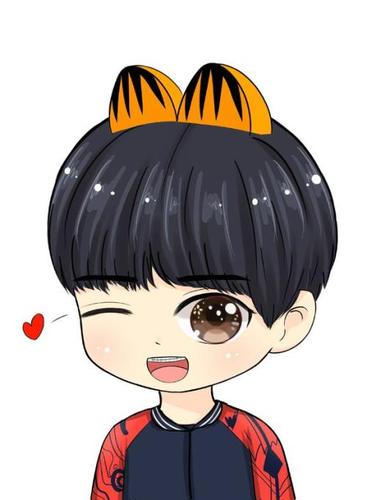 焉栩嘉卡通简笔画