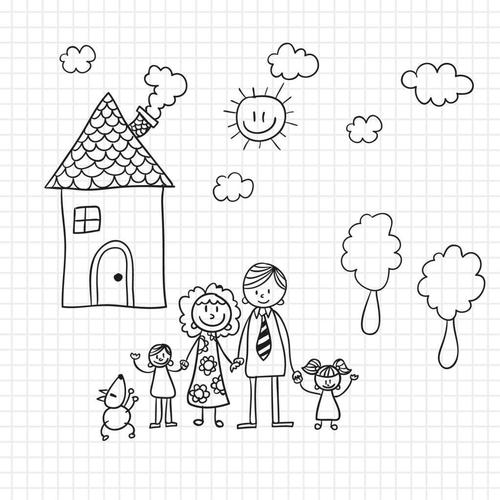 一家人郊游简笔画 (第2页)