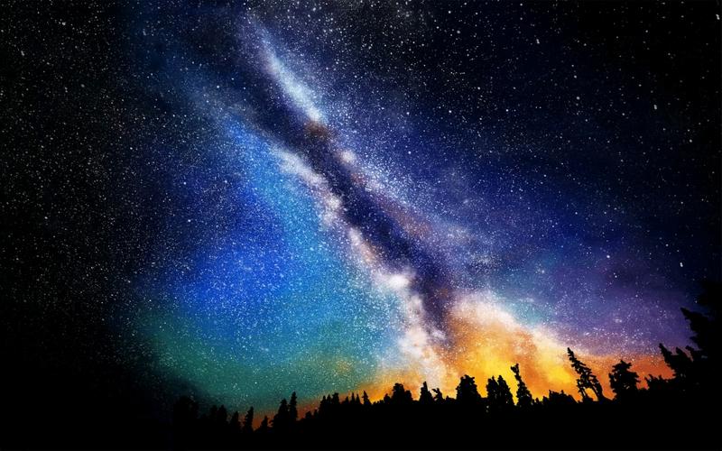 动画 动漫杂谈 【二次元美图】星空壁纸