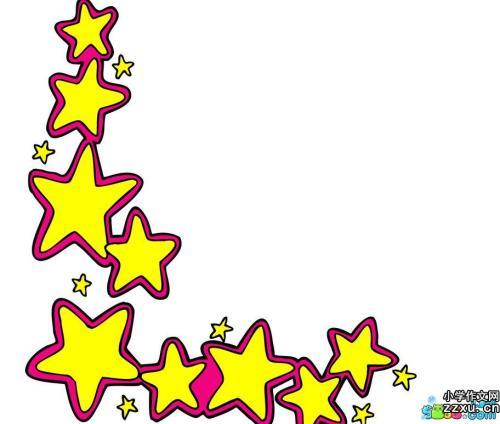 国庆节边框简笔画