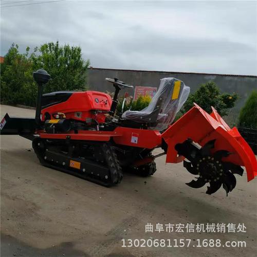 水田履带旋耕机 农用大马力四轮拖拉机 水稻田烂泥地翻田耕地机