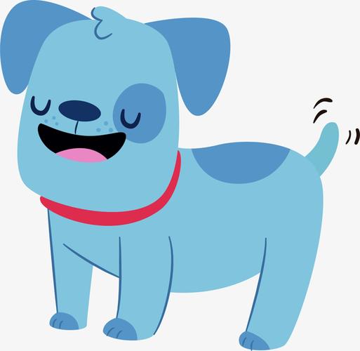 狗年摇尾巴的小狗