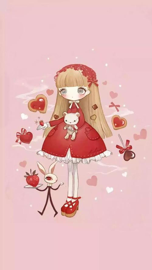 【v粉主题素材壁纸】卡哇伊小公主