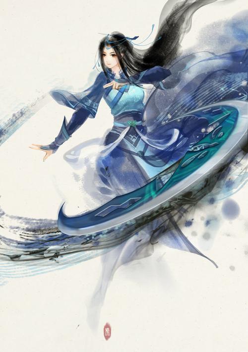 仙剑五前传 凌波 水墨风 古风美女