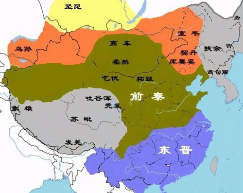 苻坚时期前秦疆域 4. 拓跋焘