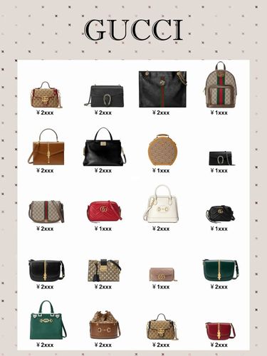 gucci古驰热门经典款包包九图看完 私藏!