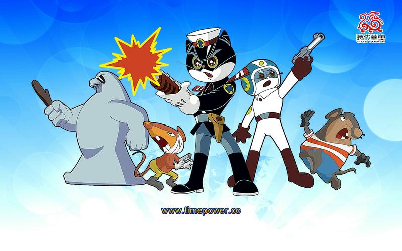 壁纸卡通黑猫警长
