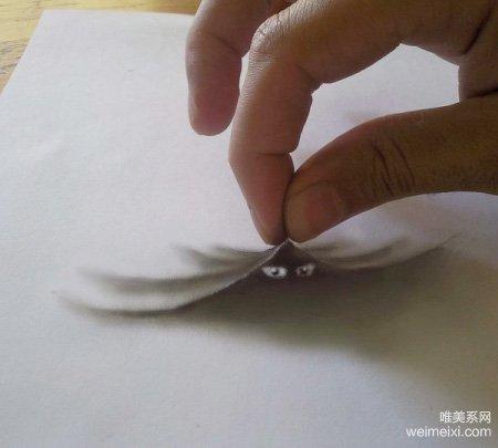 以假乱真的3d立体铅笔画,太逼真了