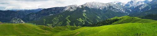 横屏长看乌孙山