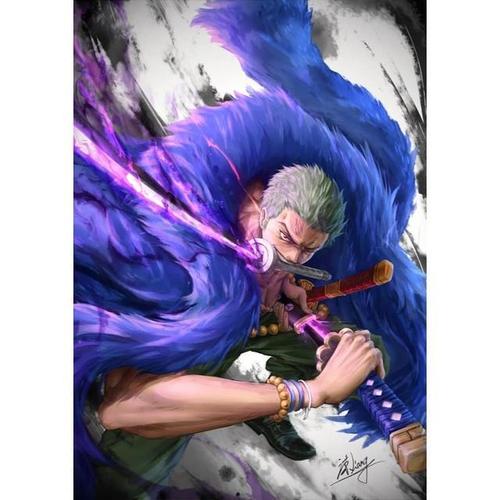 海贼王霸气壁纸分享,路飞打扮成海贼王,索隆穿大衣出剑