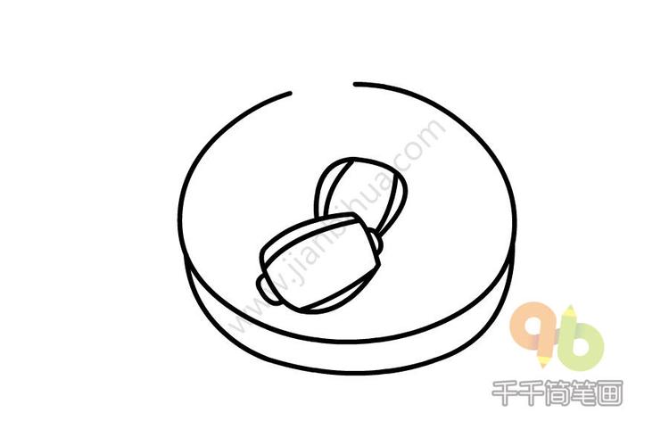 排骨简笔画步骤图