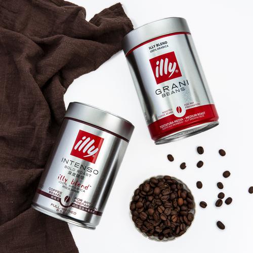 购客中度烘焙 250g 意大利进口illy 咖啡豆2罐 21年2月_易购客