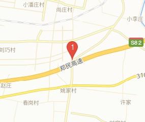 解放南路与s223省道辅路交叉口