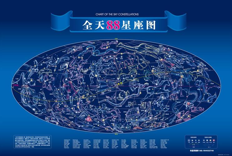 全天有88星座,可是谁知道哪有权威的星空图?我想对照着查看.