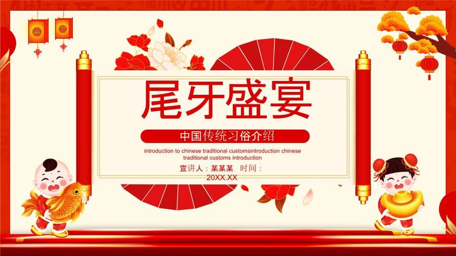 2021年尾牙盛宴中国传统习俗介绍ppt课件.ppt 25页