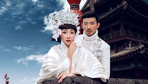 舒馨样片造型师的婚纱摄影作品《中国风样片》