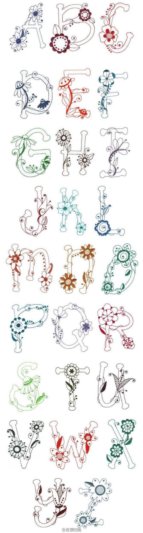 花样字母