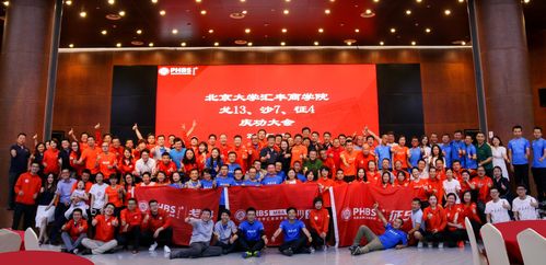 北京大学汇丰商学院戈"13" "沙 7""征 4"庆功大会隆重