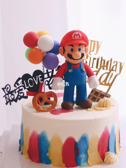 童年回忆超级玛丽生日蛋糕_蛋糕_生日蛋糕_美食_童年