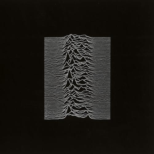 1979 album cover "unknown pleasures" by joy division