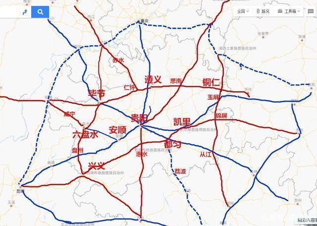 贵州高铁设想:再建6条干线和4条支线,让贵州坐稳西南