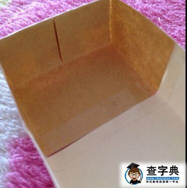 折纸盒子大全 图解-牛奶巧克力盒纸