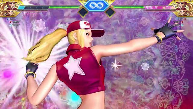 变身大白腿《snk女格斗家大乱斗》女版特瑞展示