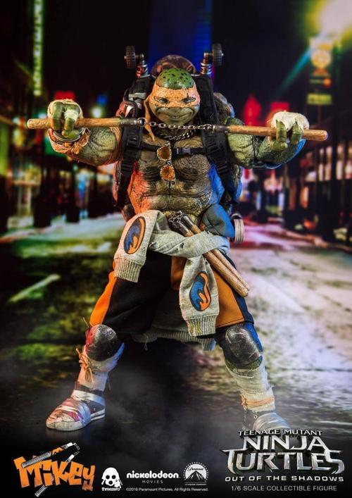 threezero 3a忍者神龟2模型1/6李奥 米开朗基罗可动兵