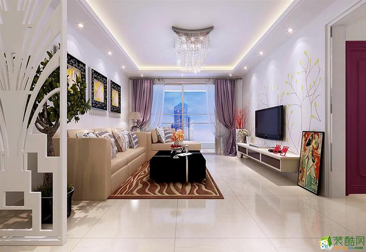 现代风格 / 三室两厅一卫 现代简约三居室98平装修效果图