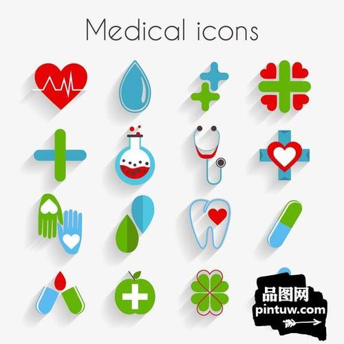 医学护理病人设计元素-矢量_0