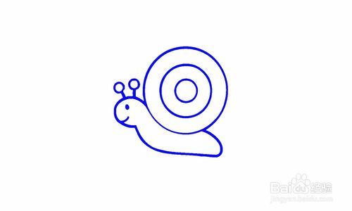 简笔画蜗牛怎么画?