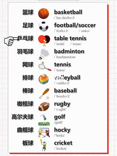 球类运动英文_运动_英语_英语单词_教育_外语教育