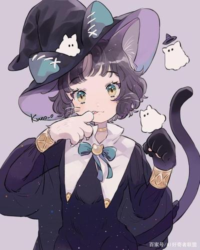 艺术家系列no.840-kuno_on 日本插画师 古灵精怪的小魔女