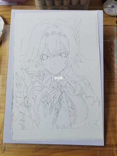 水彩手绘|原神|优菈|二次元_动漫_原神_水彩画_手绘_二次元_文化_绘画