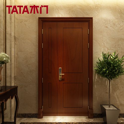 tata木门 智能入户门 安全防盗防火隔音院内庭院室内门zm003