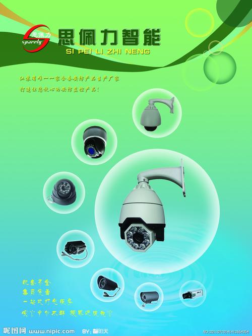 监控设计海报设计图__海报设计_广告设计_设计图库_昵