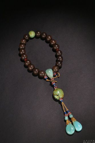 清代:【名贵老沉香十八子手持】