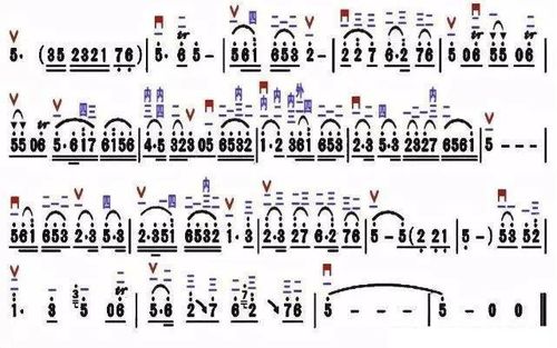 二胡梁祝简谱完整版我要完整板的曲谱