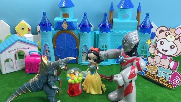 小泽玩具:怪兽和贝利亚被奥特兄弟打败了,奥特曼又胜利了