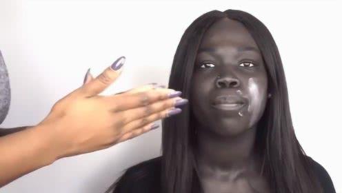 非洲黑妹放大100倍后,意外一幕发生了