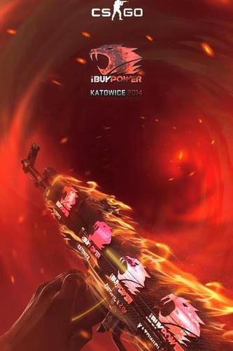 2k手机竖屏分辨率640x960csgo战队队标ibuypower壁纸